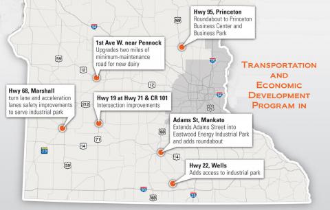 MnDOT Awards $32M in TED Grants. 